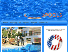 Tablet Screenshot of kendallpools.com